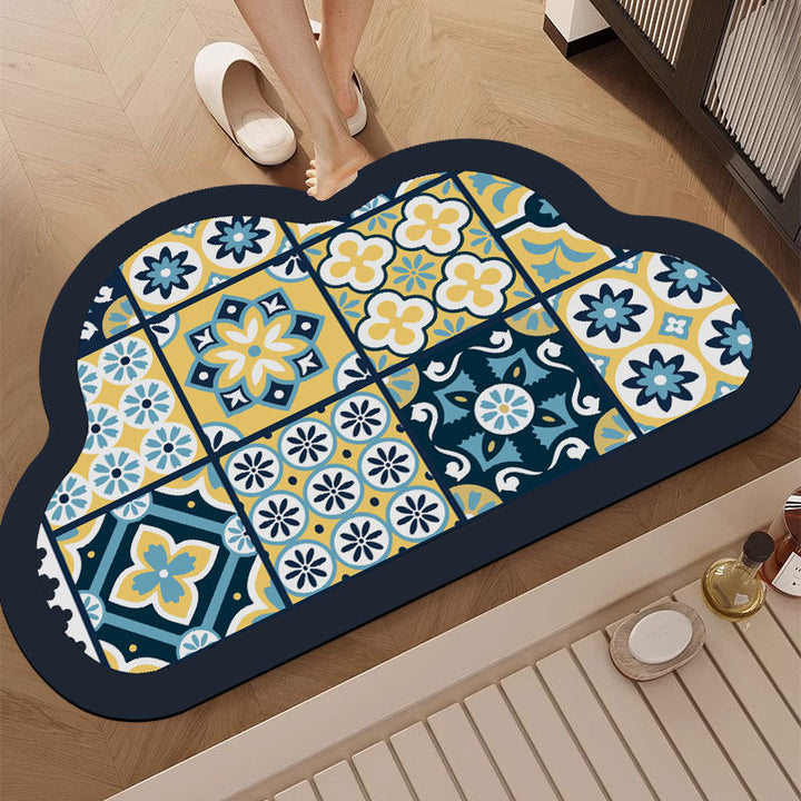 Cloud-Vormige Decoratieve Badmat
