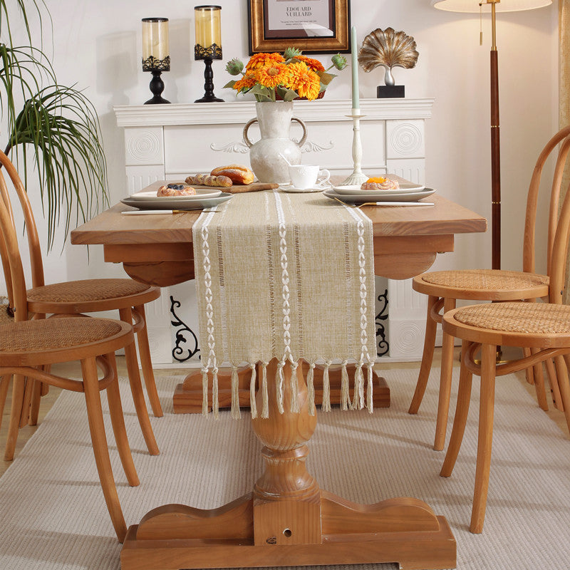 Decoratieve Geweven Tafelrunner