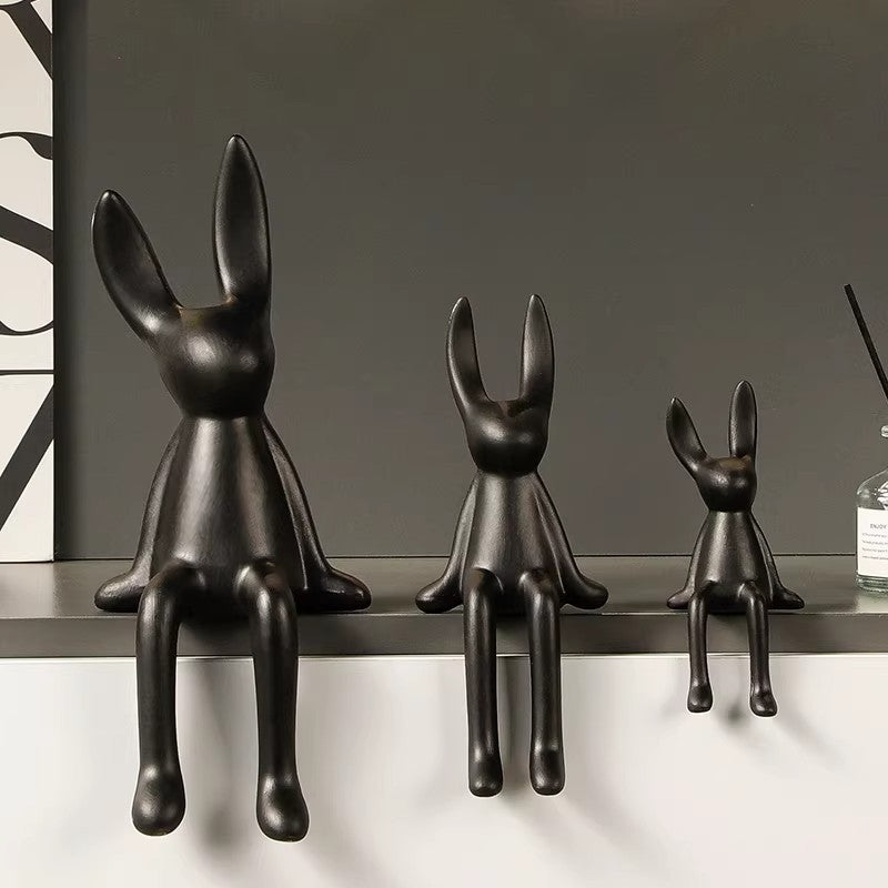 Moderne Decoratieve Konijnenfiguur