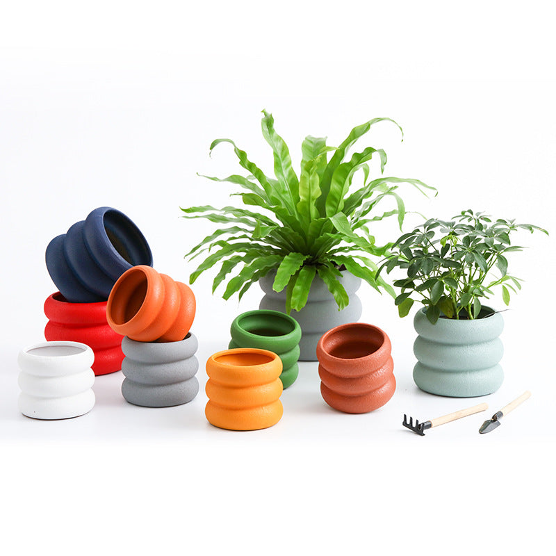 Moderne Ronde Plantenbakken voor Binnenplantdecoratie