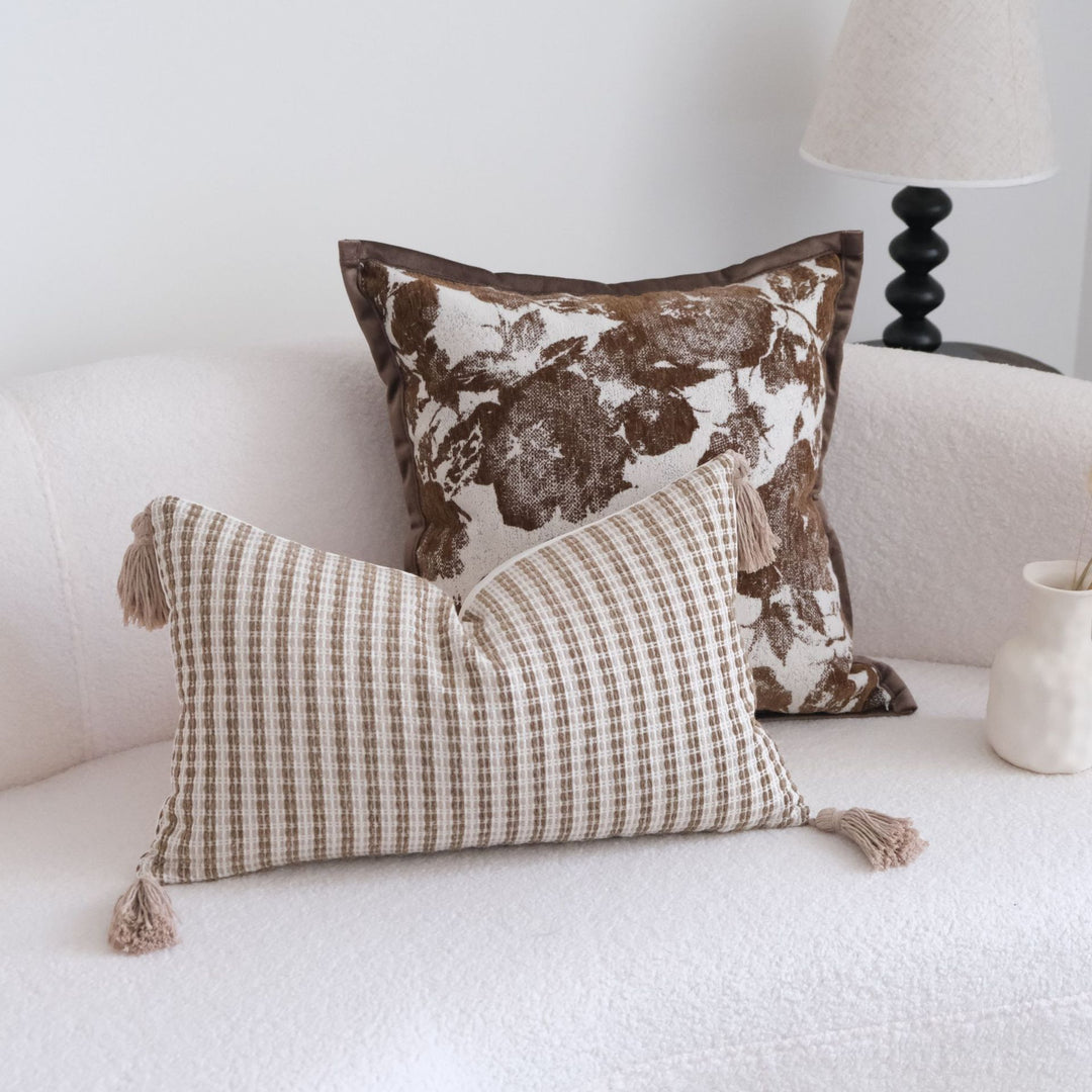Textured Weave Throw Pillow voor Huisdecoratie