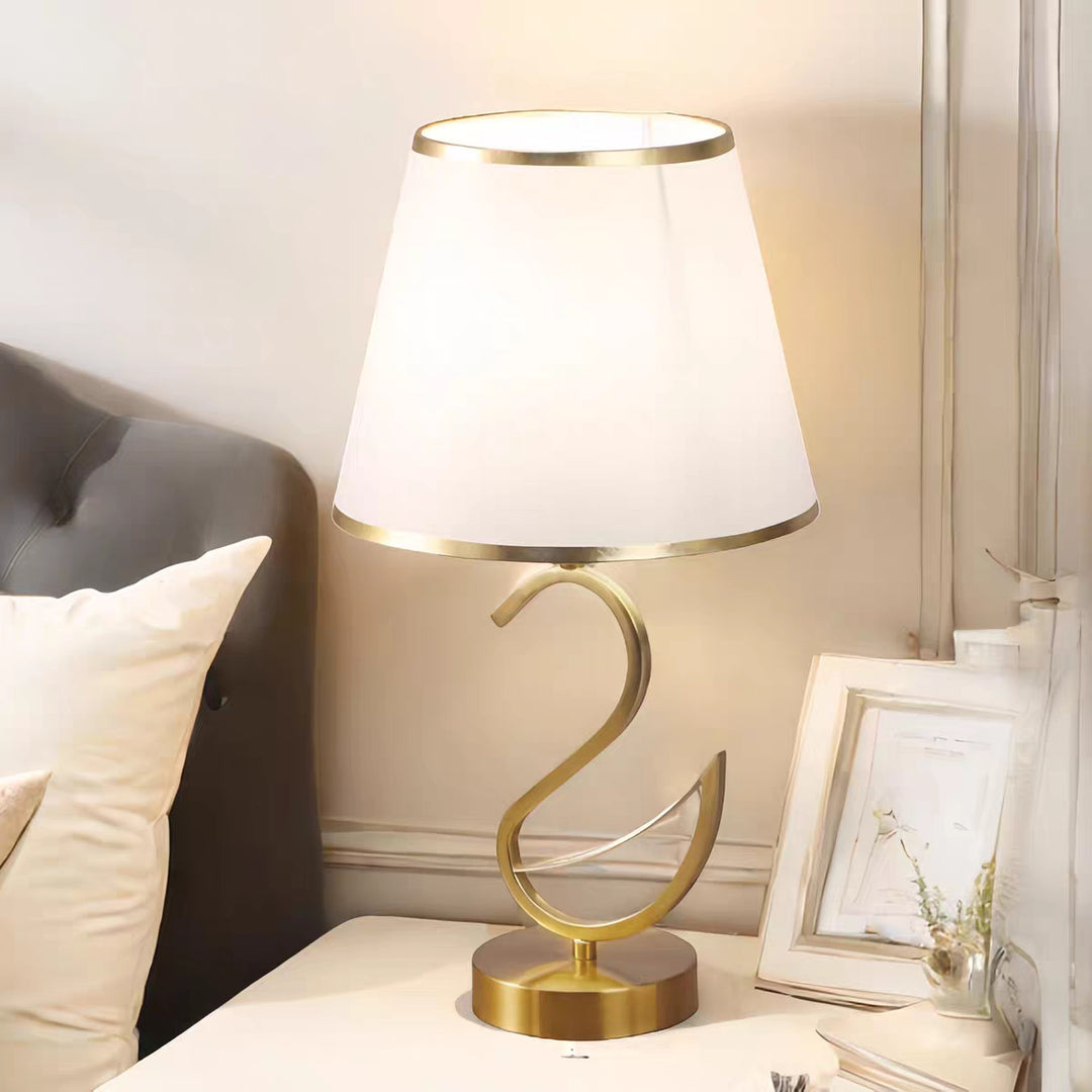 Elegante Zwanen-Design Tafellamp