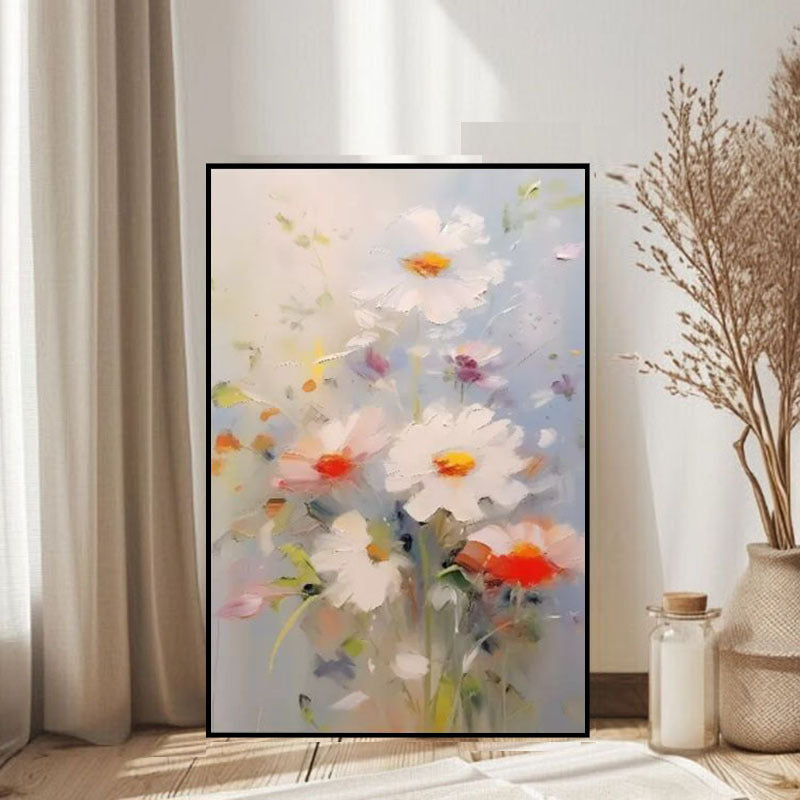 Decoratieve Bloemrijke Canvas Kunst