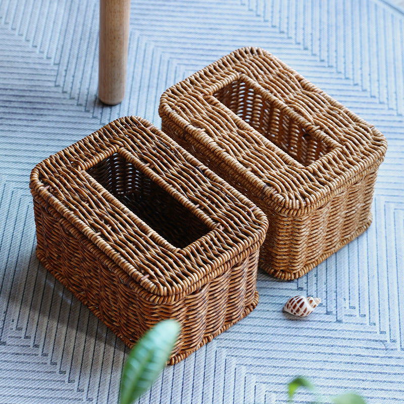 Handgeweven decoratieve opbergdoos