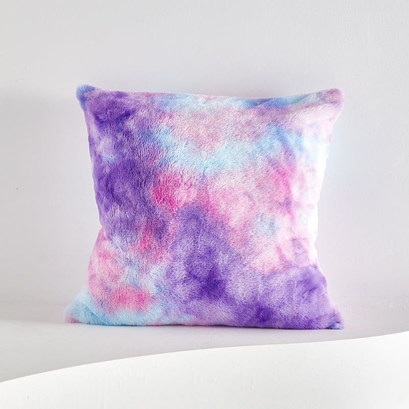 Pluche Tie-Dye Decoratieve Kussen