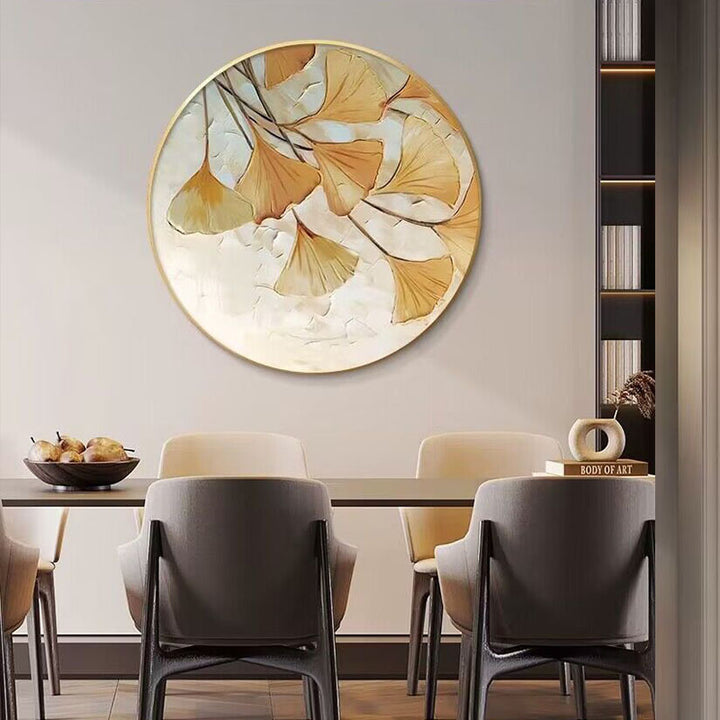 Circulaire Botanische Wanddecoratie