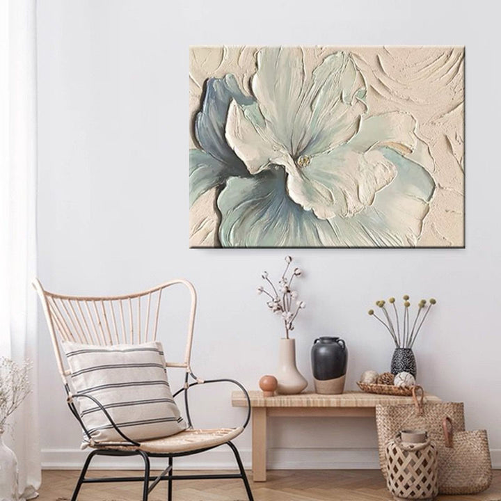 3D Bloemen Relief Wanddecoratie