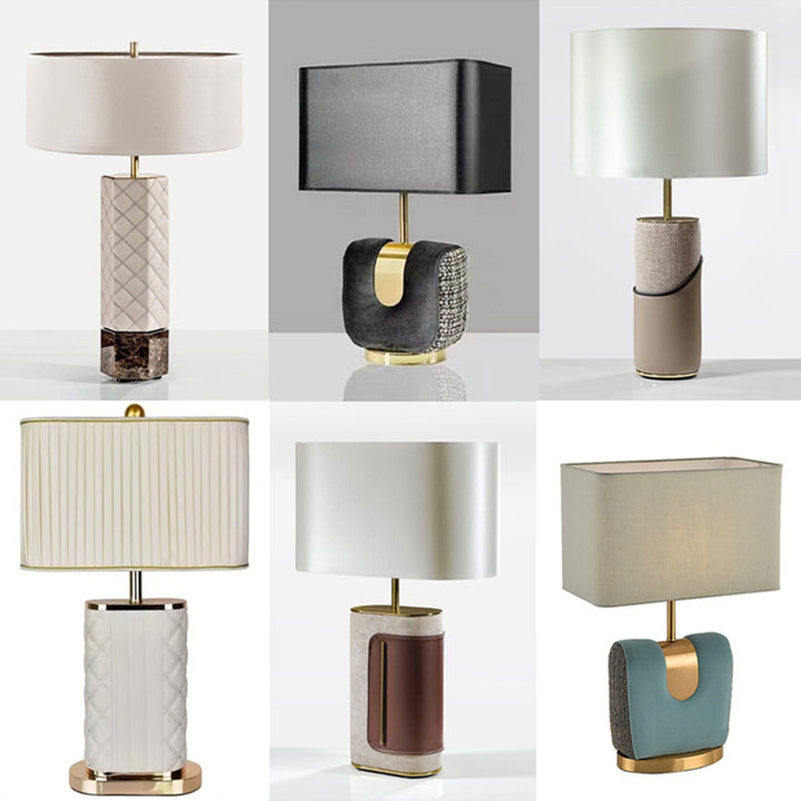 Moderne Decoratieve Tafel Lamp met Elegante Textuur