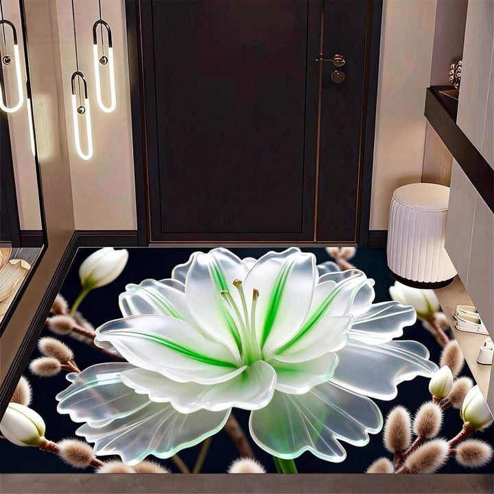Bloemdesign vloerkleed