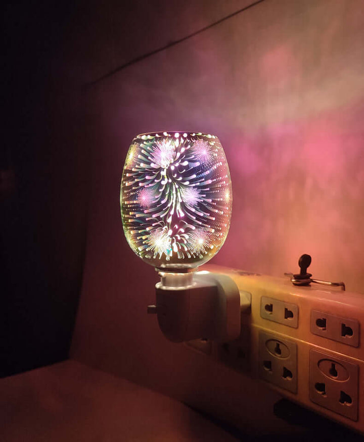 3D Glas Aromatherapie Wassmelter Kleine Nachtlamp