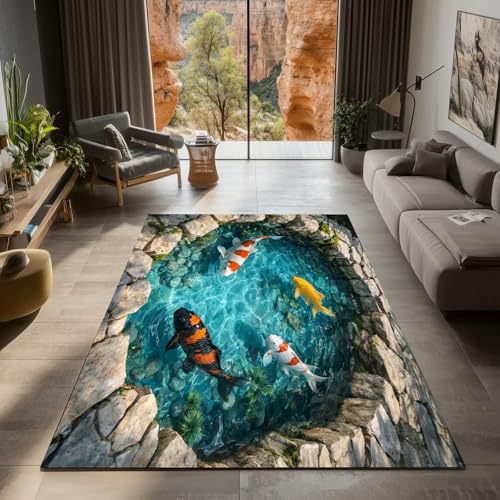 3D Optische Illusie Tapijt
