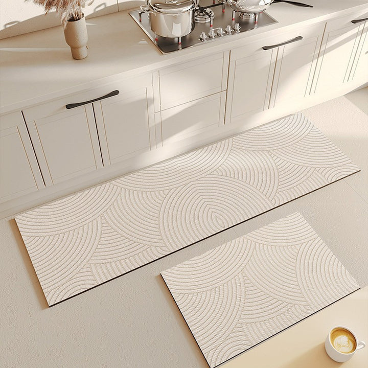 Abstract Geometric Keuken Loopmat
