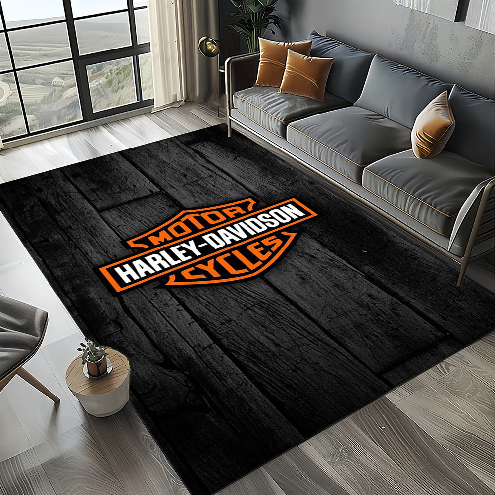 Harley Davidson Logo Vloerkleed