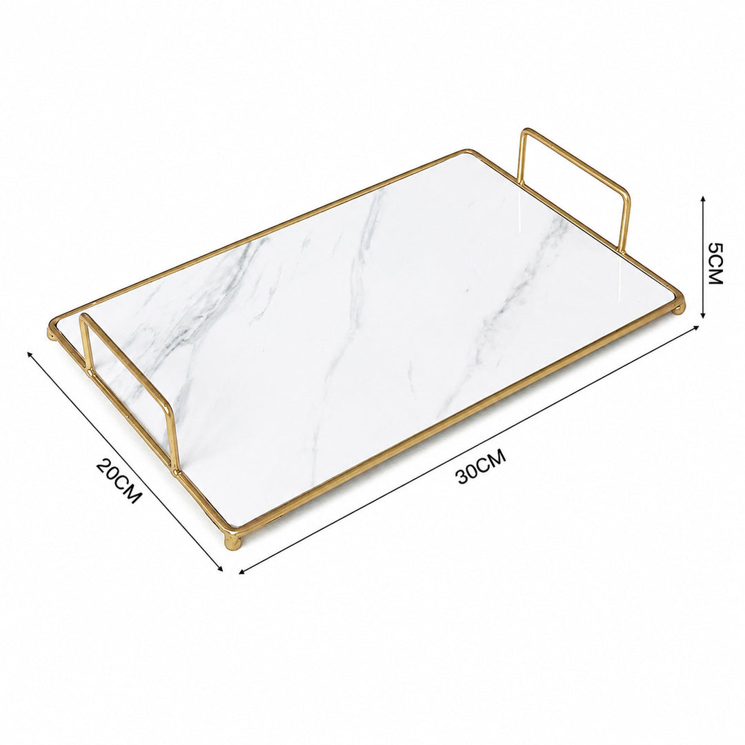 Decoratieve Marmer Tray