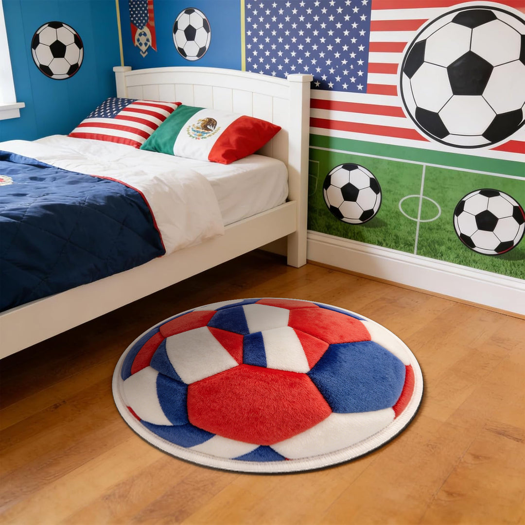 Voetbal-Thema Vloerkleed