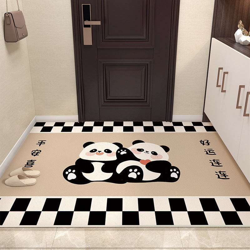 Schattige Cartoon Watergebied Mat voor Huisdecoratie