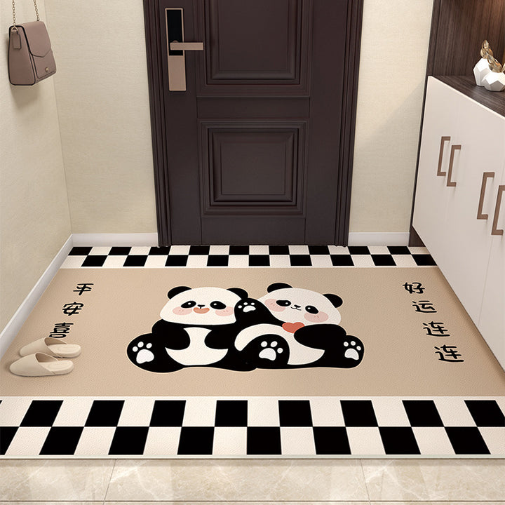 Schattige Cartoon Watergebied Mat voor Huisdecoratie
