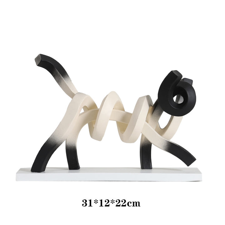 Abstract Art Kat Sculptuur