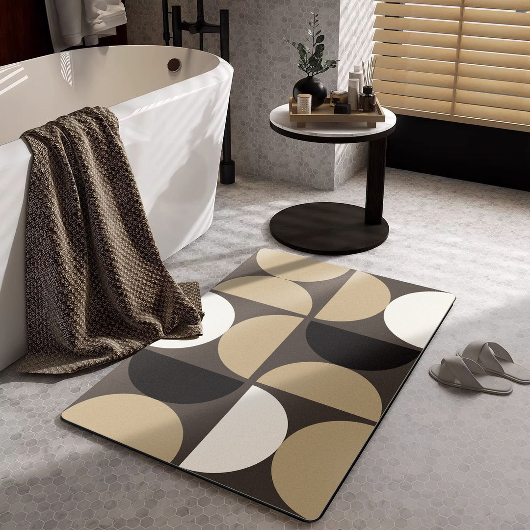 Contemporary Geometric Badmat
