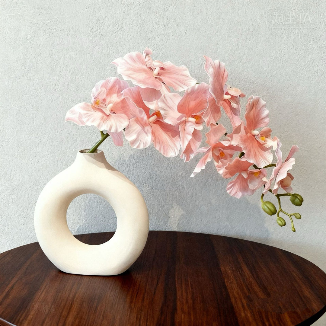 Elegante Zijde Orchidee Arrangement
