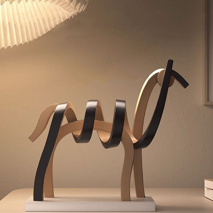 Abstract Decoratieve Paard Sculptuur
