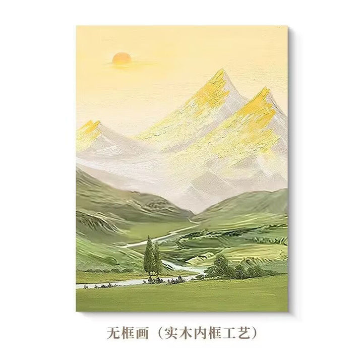 Schilderachtig Landschap Canvas Kunst