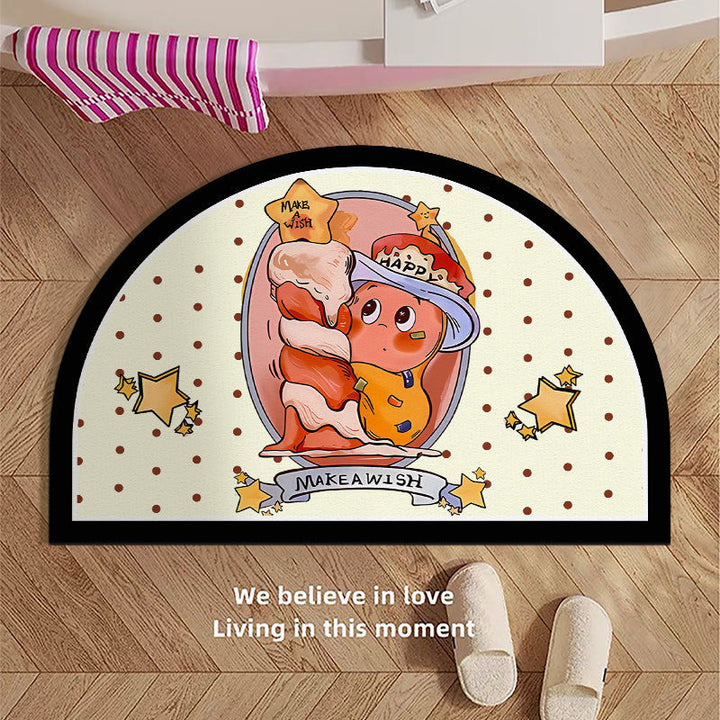 Schattige Cartoon Themed Deurmat voor Thuis Entree