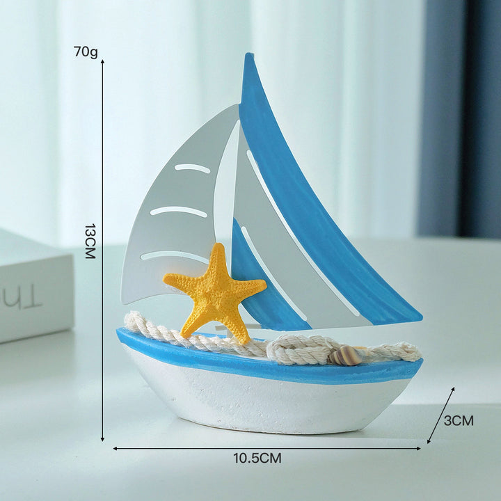 Zeilboot Tafel Middenstuk Display