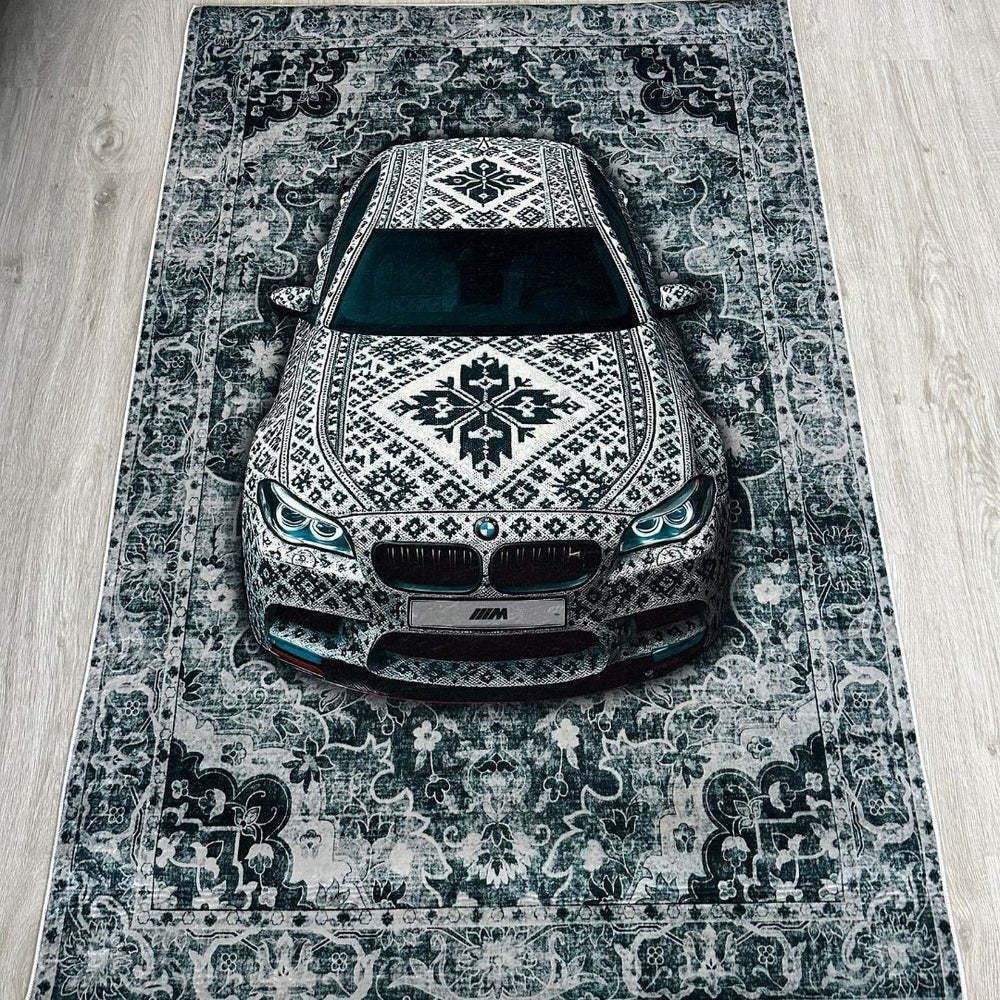 3D Auto Illusie Tapijt