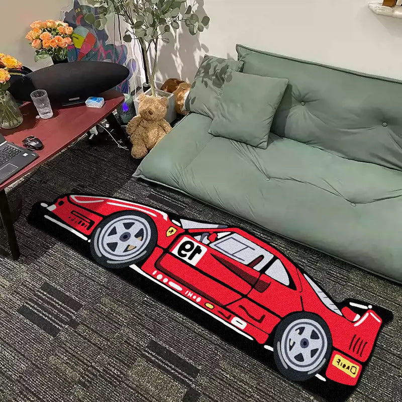 Sportauto-Thema Area Rug