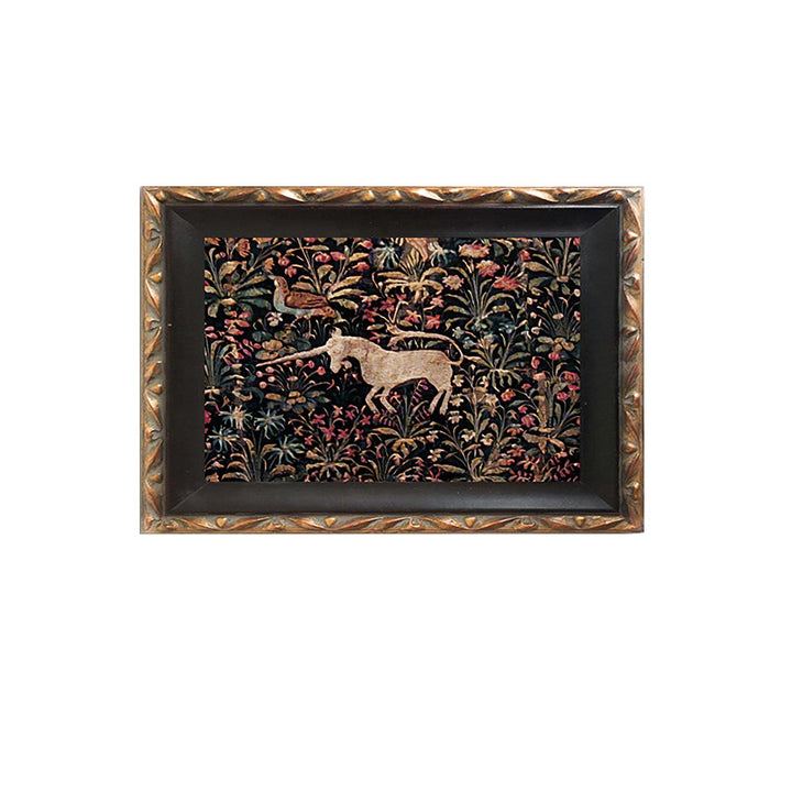 Decoratieve Geframed Eenhoorn Wandtapijt Kunstwerk