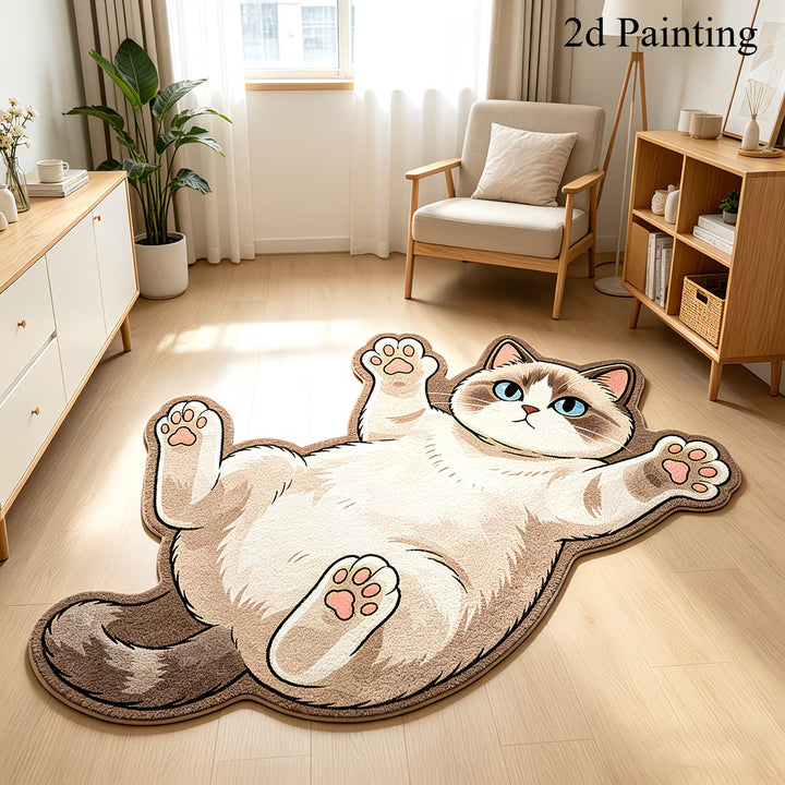 Katvormig Decoratief Tapijt