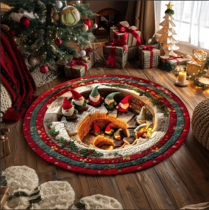 Kerst Patchwork Vloerkleed