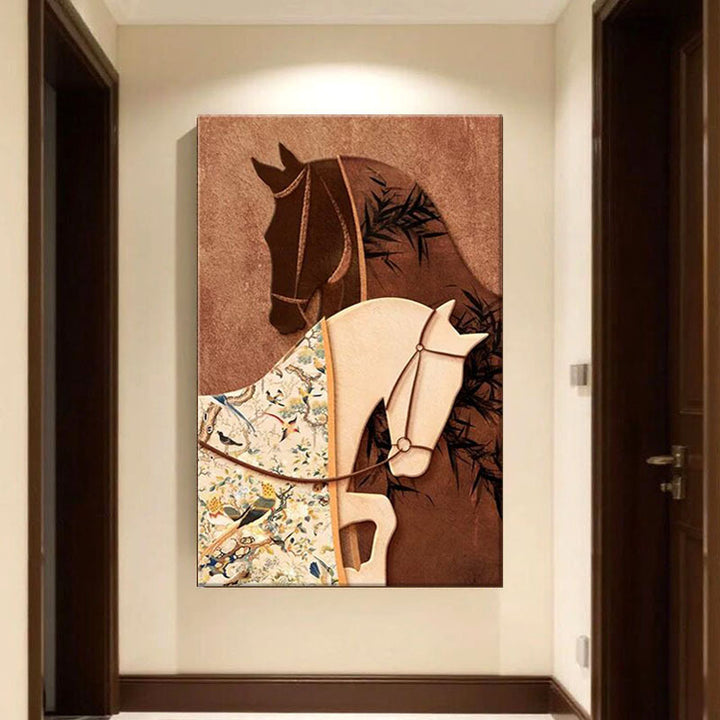 Olifanten-Thema Canvas Wanddecoratie
