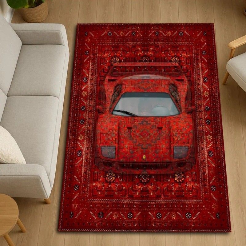 3D Auto Illusie Tapijt
