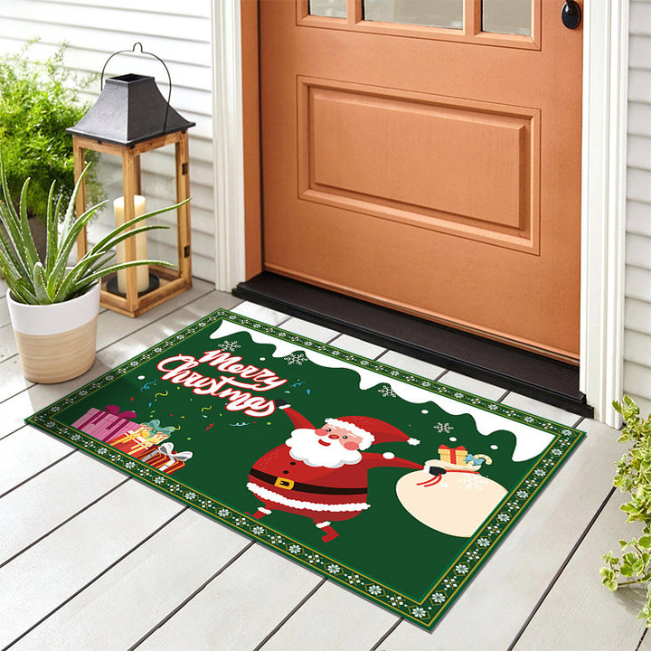 Vrolijk Kerstmis Decoratieve Deurmat