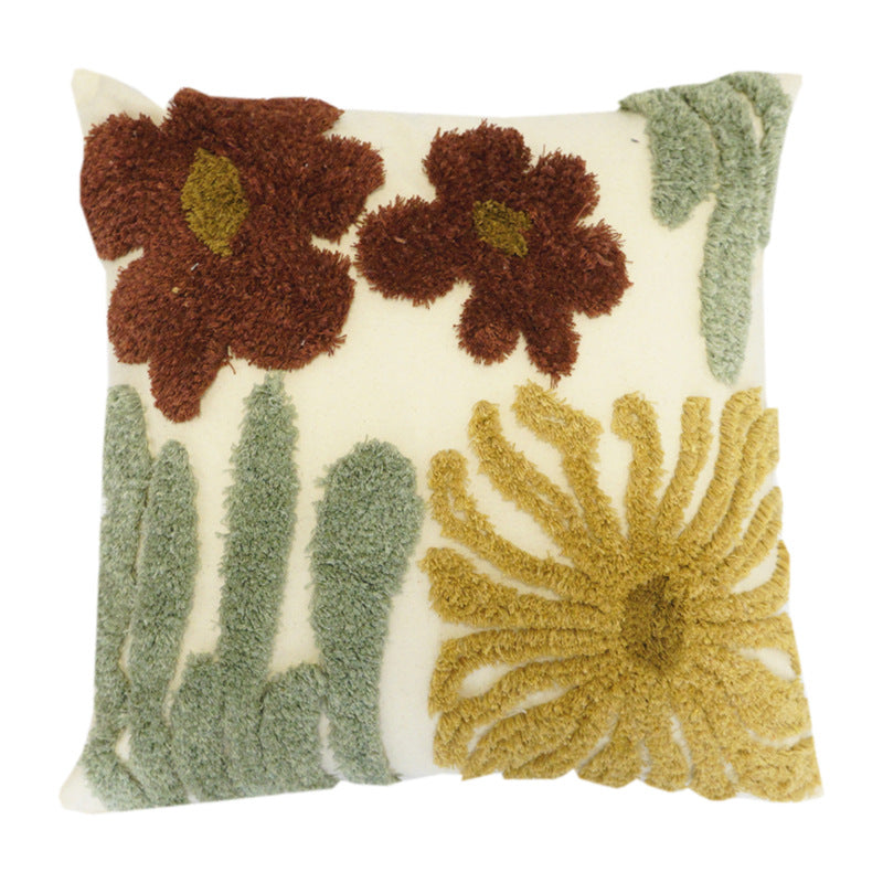 Artistiek Textured Bloemkussen
