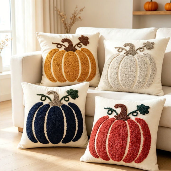 Decoratieve Kussen met Pompoenpatroon
