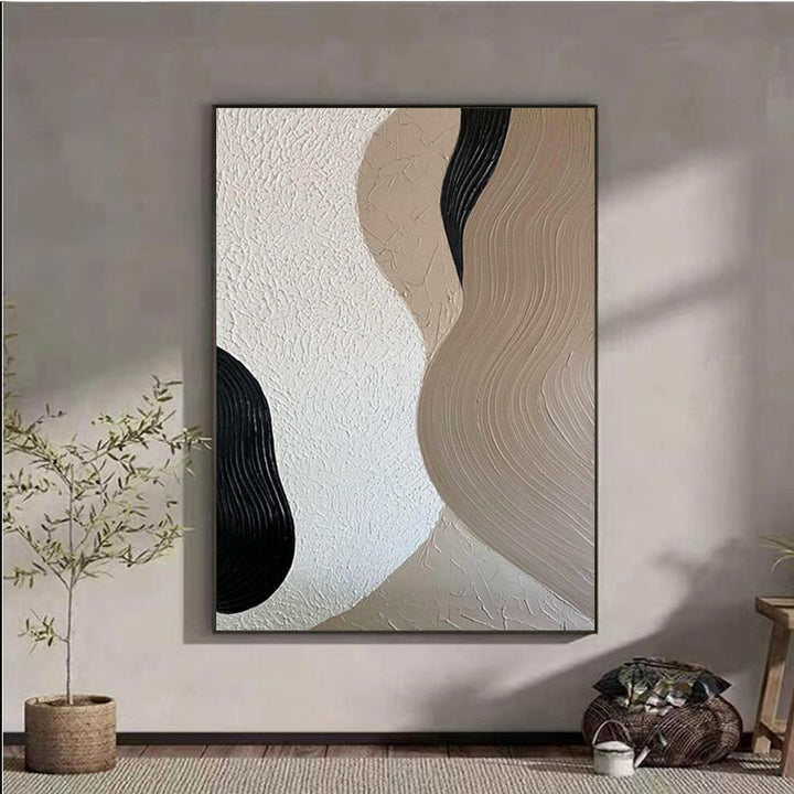 Textured Modern Abstract Muurkunst