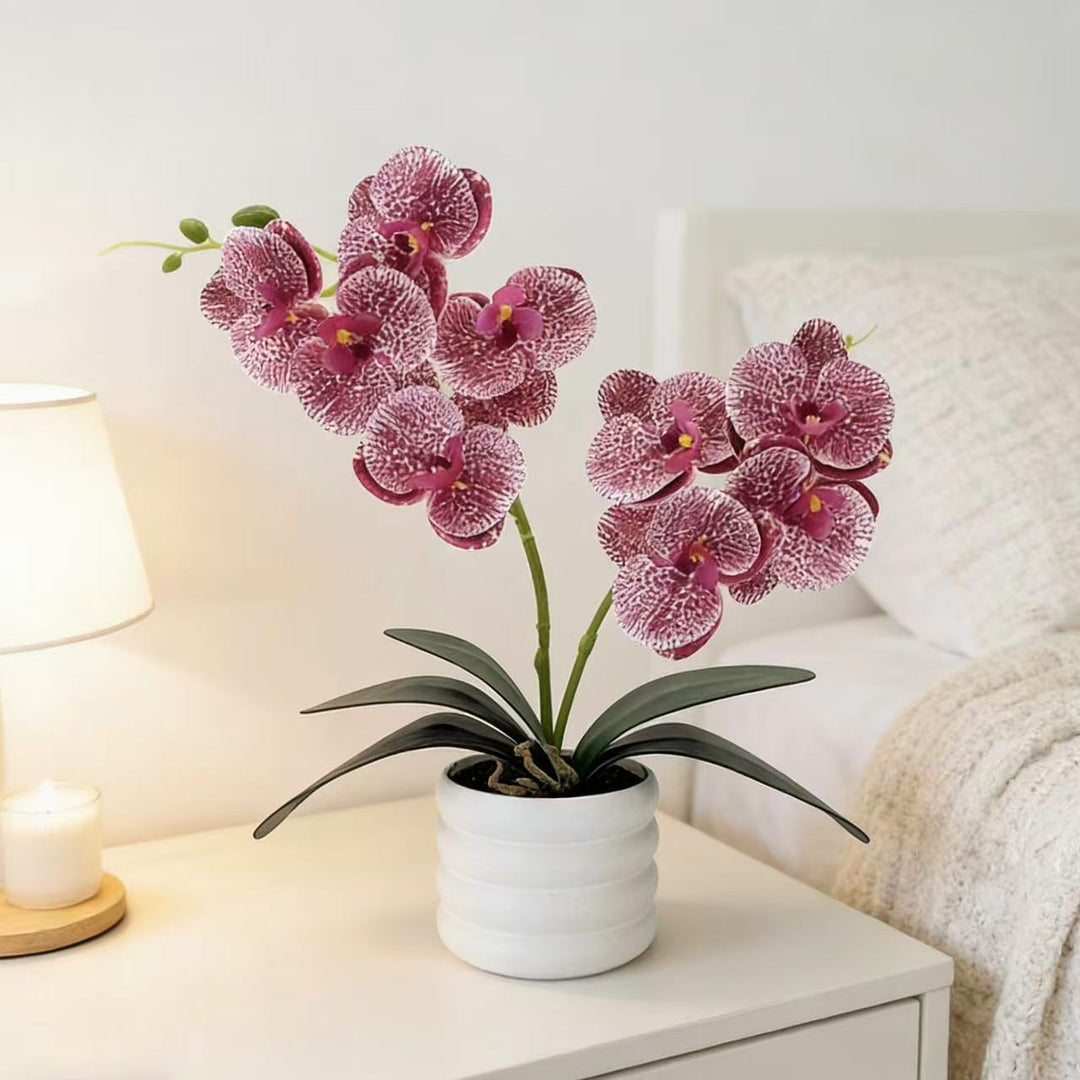 Elegante Kunstmatige Orchidee Bloem Arrangement voor Huisdecoratie