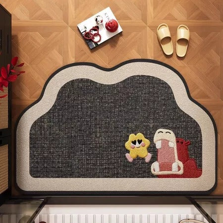 Pluche Kat-Themed Badmat