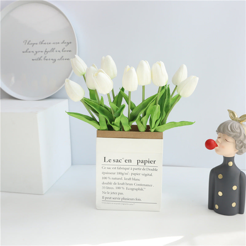 Kunstmatig Decoratief Tulp Boeket