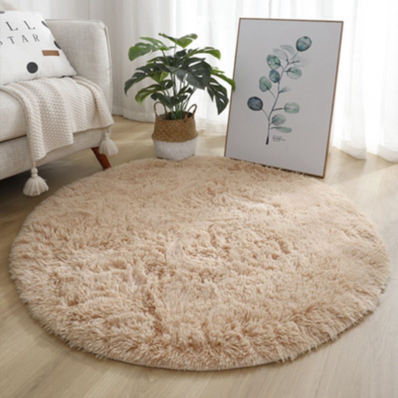 Pluche Ronde Vloerkleed