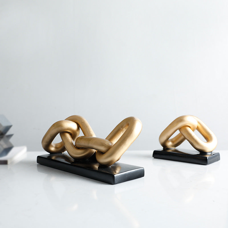 Abstract Decoratieve Ketting Sculptuur