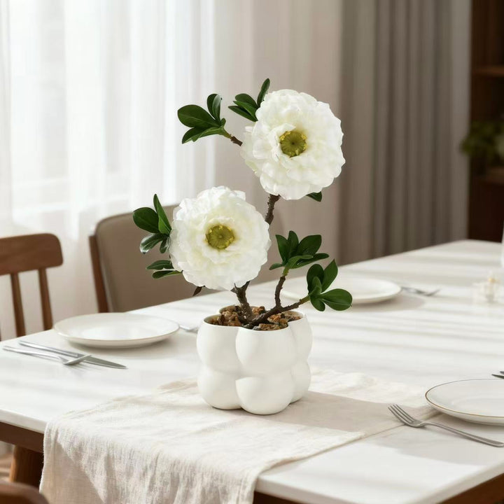 Elegante Nep Bloem Schikking voor Binnenhuisdecoratie
