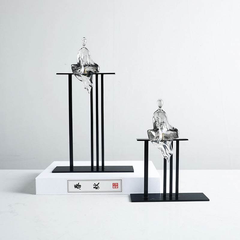Hedendaagse Abstract Figuratieve Beeldhouwwerk