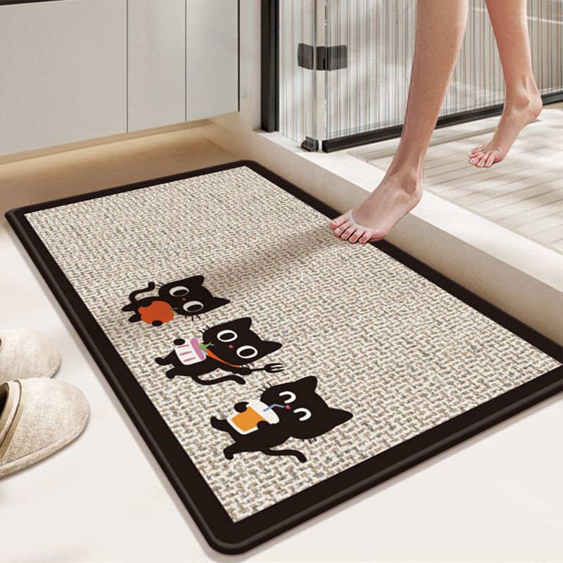 Kat-Themed Decoratieve Welkom Mat