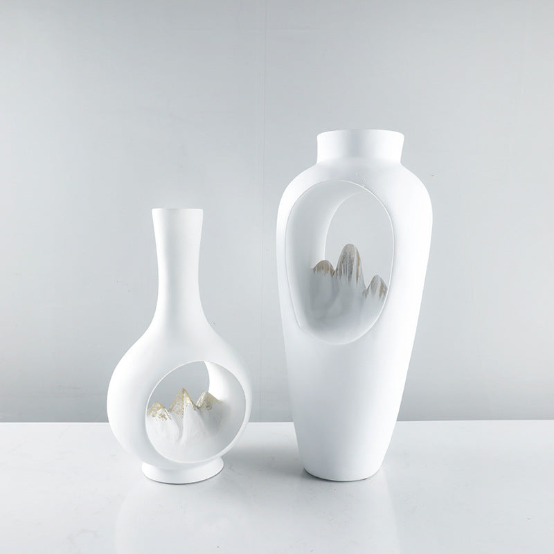 Decoratieve Zwarte Steen Beeld