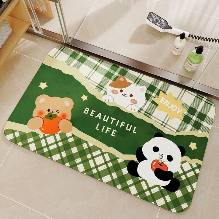 Schattige Cartoon Beer Badmat