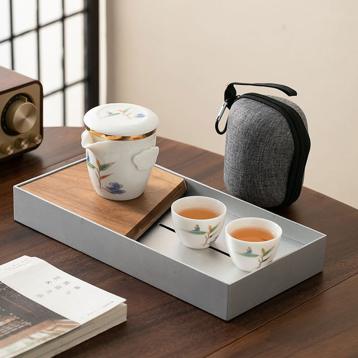 Elegante Draagbare Theeset